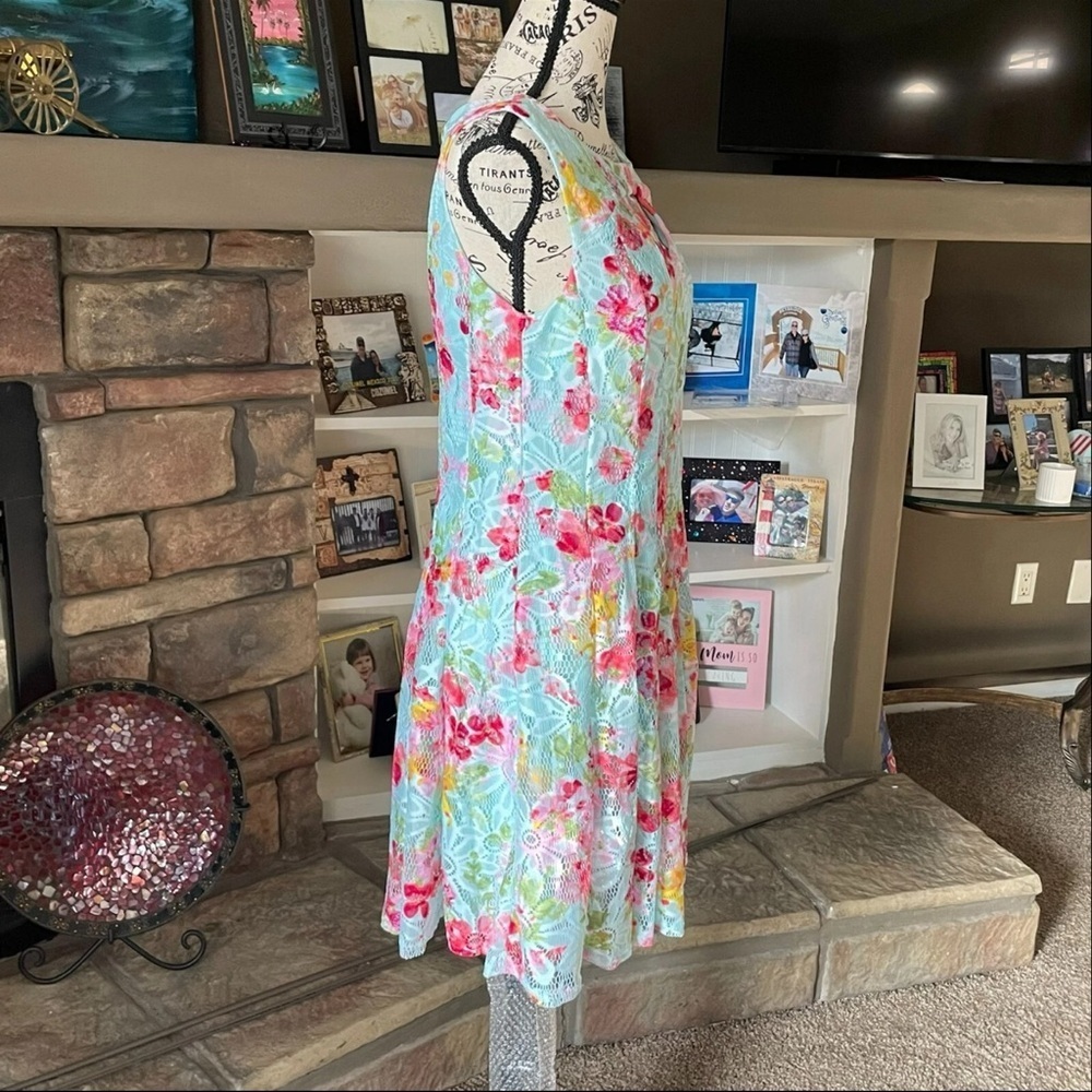 R&K Floral Pastel Midi Dress - Picture 6 of 10